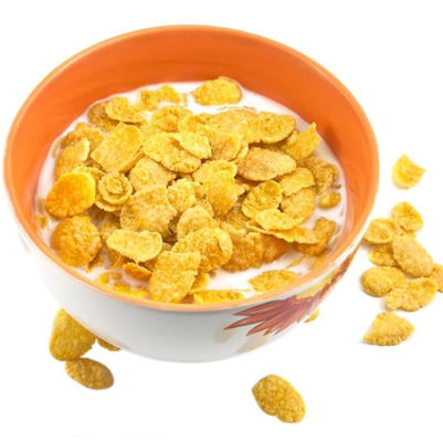 200-300kg / saat Mısır Gevreği Üretim Hattı / CE ile Mısır Gevreği Yapma Makinesi