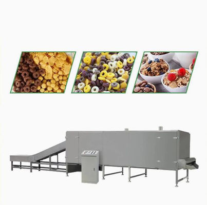 Tahıl kahvaltı mısır gevreği işleme makinesi / pirinç gevreği makine yapma