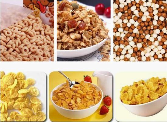 Puff Snacks / Corn Flakes / mısır gevreği yapma makinesi, mısır gevreği makineleri