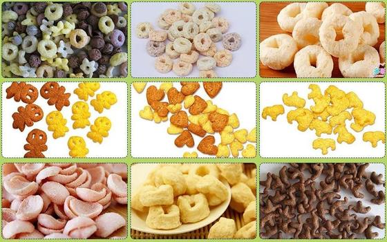 PLC kontrollü otomatik genişletilmiş mısır gevreği üretim hattı