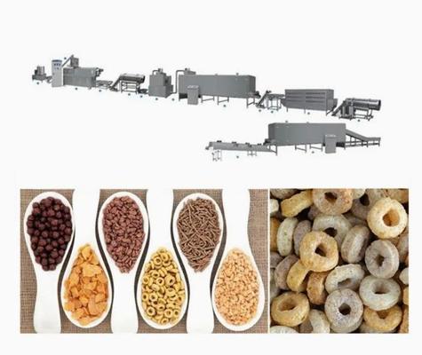 Yüksek otomasyonlu Corn Flakes İşleme Hattı, 12 ay garantilidir.