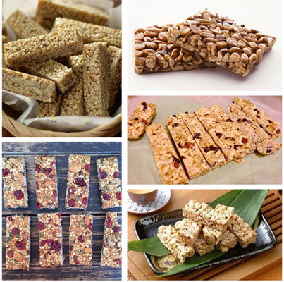 Özelleştirilmiş Yumuşak Şeker Kesme Makinesi, SUS304 Tahıl Bar Makinesi