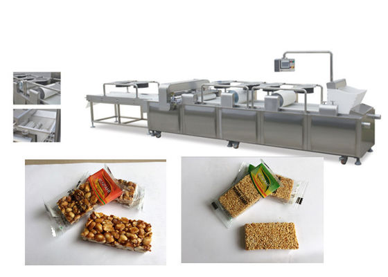 Müsli Çubuk Kesiminde Yüksek Hızlı Tahıl Bar Yapma Makinesi, Uzun Ömürlü Kullanım Süresi