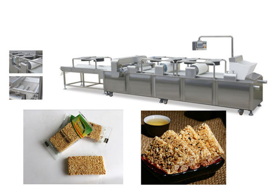 400-600kg / Hr Tahıl Bar Ekipmanları Müsli Bar Granola Bar Kesme Makinesi