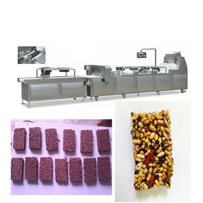 Fıstık Bar Kesme Tahıl Bar Yapma Makinesi Enerji Beslenme Bar İşleme Hattı