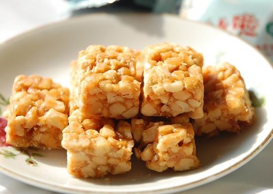 Fıstık Şekeri Gevrek Tahıl Bar Yapma Makinesi, Tahıl Bar Kesme Makinesi