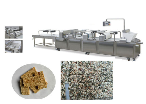 PLC Dokunmatik Ekran 400kg / Hr Müsli Bar Kesme Makinesi