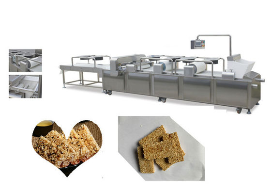 Paslanmaz Çelik 304300kg / Hr Granola Tahıl Bar Kesme Hattı