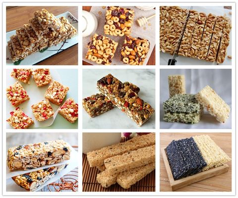 SS 304 Granola Bar Kesme Makinesi Dokunmatik Ekran Kontrolü PTFE PLC
