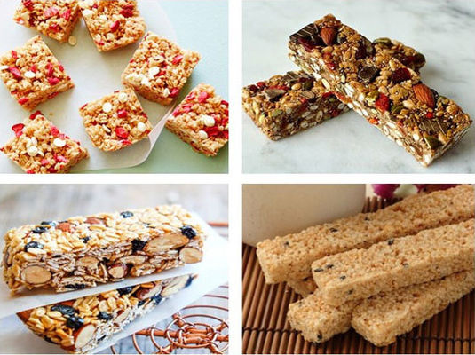 Tahıl Bar için SUS Standart Şişirilmiş Pirinç Şeker Kek Makinesi