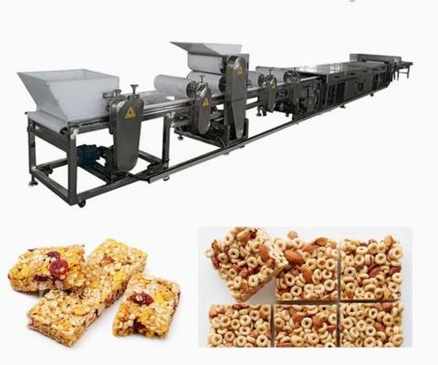 Gıda Sınıfı 150mm 80pcs / Min Granola Bar Yapma Makinesi
