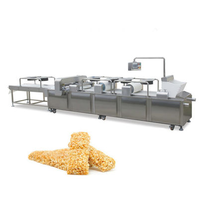 Yüksek Kapasiteli Müsli Bar Tahıl Bar Yapımı Makinesi Dikdörtgen Şekil