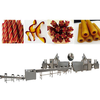 Renkli Köpek, Makine Yapımı, Pet Besleme Snacks Extruder Makinesi davranır