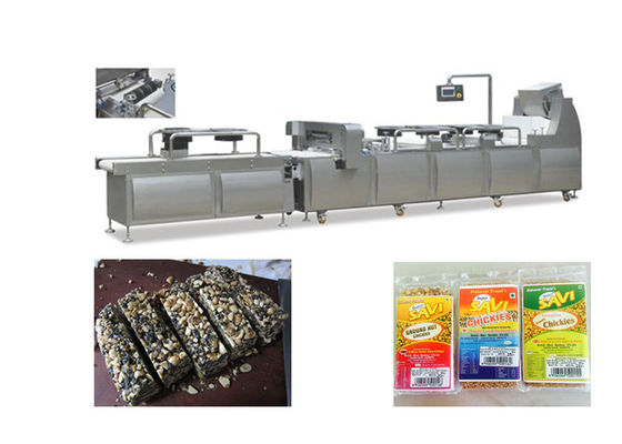 400-600kg / saat Şişirilmiş Pilav Chikki Tahıl Bar Yapma Makinesi Paslanmaz Çelik 304