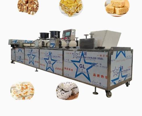 Endüstriyel Sezam Şekerlik Kesme Makinesi Enerji tasarrufu Otomatik olarak 200-400kg/Saat