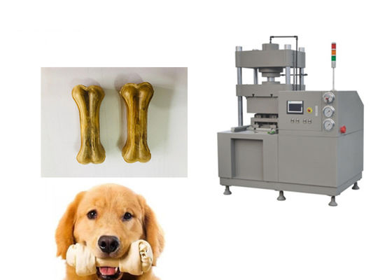 İkiz Kalıplar Ham Deri Köpek Kemiği Yapma Makinesi Diş Tedavisi 20T / 60T