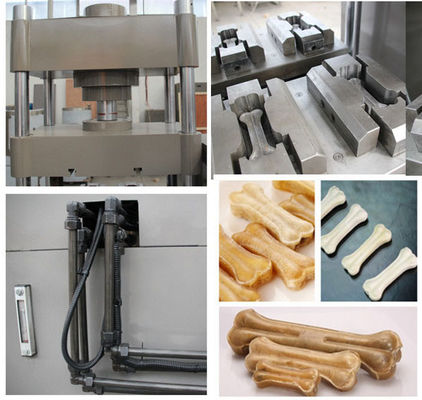 Otomatik Çalışma Köpek Kemik Yapma Makinesi Pet Pet Food İçin Makine Bakım