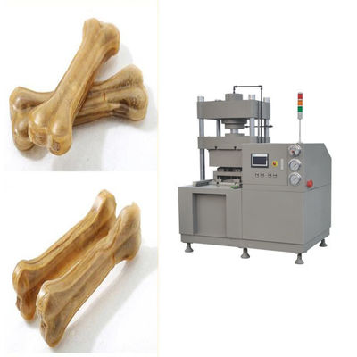 60T Dental atıştırmalıklar çift kalıplar Pressed Rawhide Bones Machine with WEG MOTOR