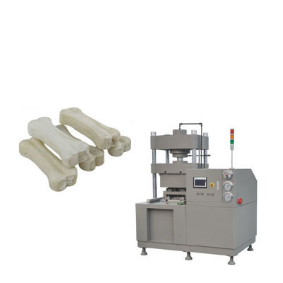 208V 60HZ 3 Fazlı Hidrolik Tip Rawhide Köpek Çiğniyor Köpek Kemik Yapma Makinesi Presleme Makinesi