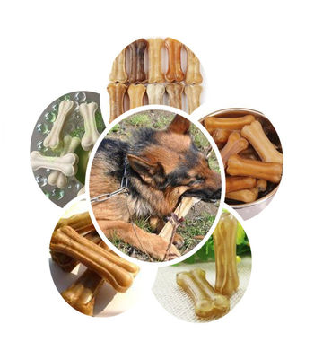 Köpek Besleme Makinesi Pressed Dog Chews Rawhide Bones Machinery