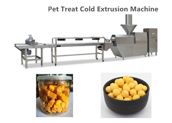 Jerky Dog Treat Machine Pet Food Extruder Hattı 300-500kg / Saat