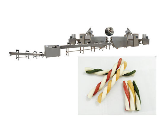 Tavuk pastırması Doğal Dört Yıldızlı Dönüştürülmüş Çubuklar Köpek Diş Tıbbı Yapma Makinesi