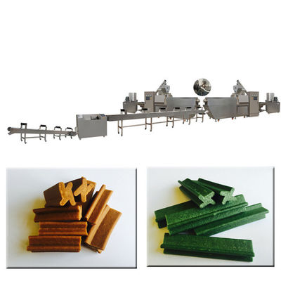 Köpek Çiğneme Sakızları için Otomatik Tek Vidalı Ekstruder Dokunmatik Ekran