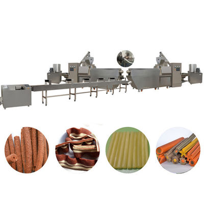 Küçük Kemik Köpeği Treats Atıştırmalıklar evde beslenen hayvan gıda işleme hattı, Twist köpek gıda üreticisi makine