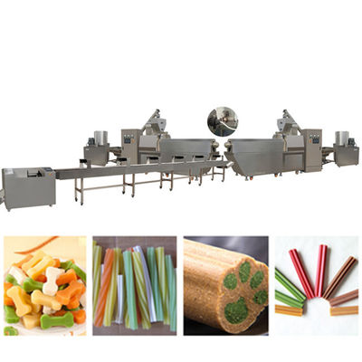 Singe Vidalı Pet Gıda ekipman / Beslenme Pet Treats Atıştırmalıklar Gıda Extruder Makinesi