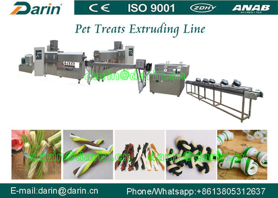 Pet Snacks Köpek Maması Ekstrüzyon makinesi şerit, çubuk, kemik Çeşitli şekillerde