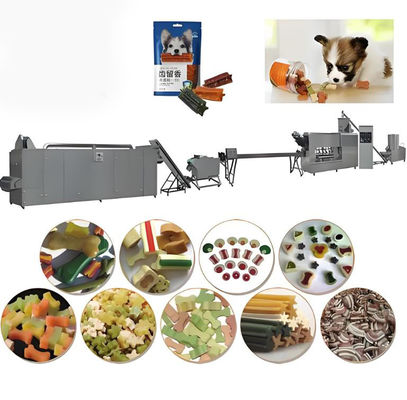 Otomatik Twist Treats Diş Bakımı Pet Köpek gıda üretim ekipmanları