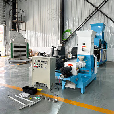 Yüzen Balık Kedi Hayvan Köpek Evcil Hayvan Yemi Küçük Yem Pelet Değirmeni Satılık Ekstrüder İşleme Makinesi