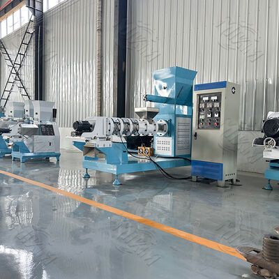 70-110 mm Vida Çapına ve Çeşitli Şekil Kalıplarına Sahip Sürekli & Otomatik Balık Yemi Ekstrüder Makinesi