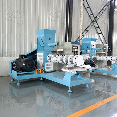 Cat Dog Rabbit Feed Pellet Making Extrusion Processing Line Feed Pellet Extruder Machine Pet Food Fish Feed Making Machine