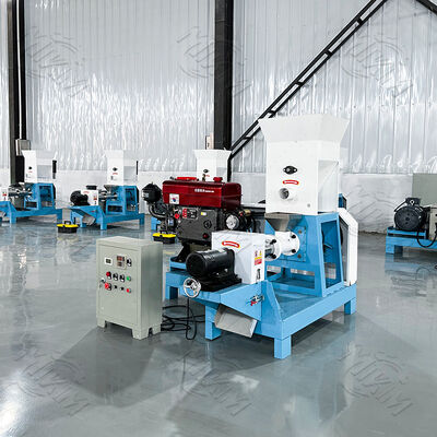 Dizel Motoru 22HP Dizel Yüzen Balık Besleme Pellet Makinesi Avustralya'da saatte 100kg Fiyat