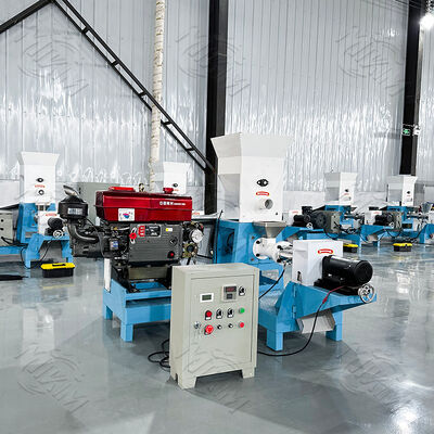 MIKIM dizel motorlu yüzer balık yemi pelet makinesi, hayvan yemi balıkları için pelet makineleri, tüm dış mekan/elektriksiz senaryolar için uygun, daha fazla güvenilirlik için dizel motorlu!