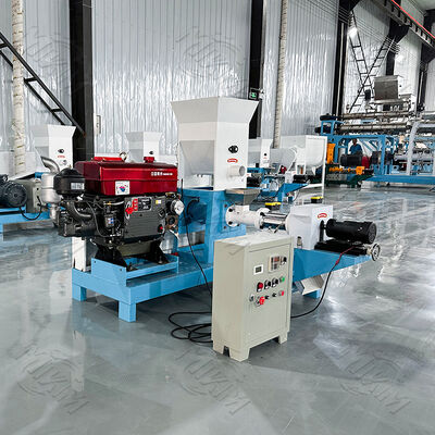 MIKIM dizel motorlu yüzer balık yemi pelet makinesi, hayvan yemi balıkları için pelet makineleri, tüm dış mekan/elektriksiz senaryolar için uygun, daha fazla güvenilirlik için dizel motorlu!