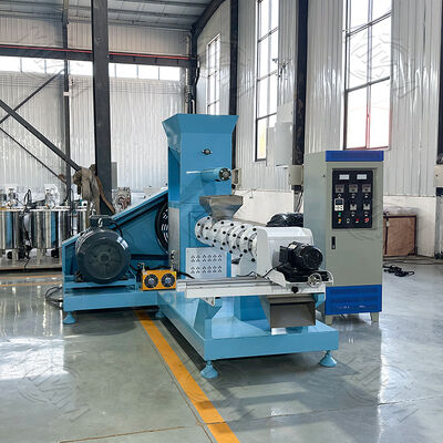Kuru Tip 200-5000 Kg/saat Su Ürünleri Balık Yemi Pelet Makinesi Yüzen Balık Karides Yengeç Yem Ekstrüder Makinesi