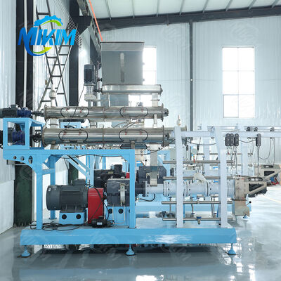 MIKIM Fish Floating Feed Pellets Machine Line Customized Catfish Carp 200kg Fish Feed Extruding Line