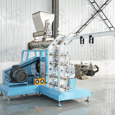 Yüksek Kapasiteli Çift Makarali Islak Ekstrüder Makinesi Çift Makarali Islak Ekstrüder / Yüzen Balık Yemleri ve Evcil Hayvan Yemleri Üretimi için Genişletici