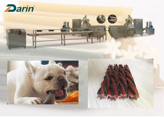 Paslanmaz Çelik 100KW Pet Köpeklerin Dişleri İçin Üretim Hattı Çiğniyor