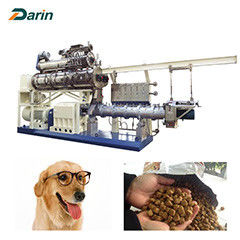 Köpek İkramları için PLC Kontrol 5ton 150kg / Saat Pet Gıda Ekstruder Makinesi
