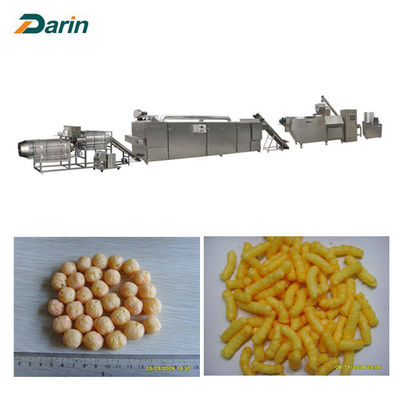 SS304 Peynir / Mısır Ekmek Ekstrüder Gıda Üretim Hattı / Makine