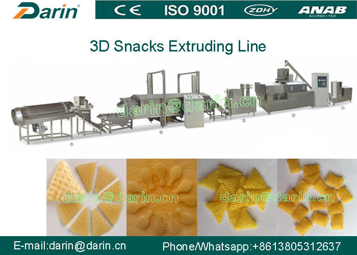 Jinan Darin Kızarmış Ekstrüzyonlu 3D Pelet Ekmek Kesme Makinesi CE ile