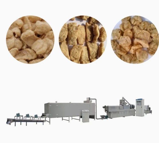 CE onaylı Dokulu Soya Ekstrüder Makinesi