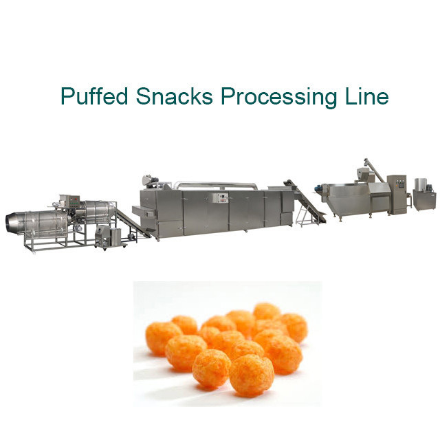 Top Şekli Mısır Puf Atıştırmalık Makinesi