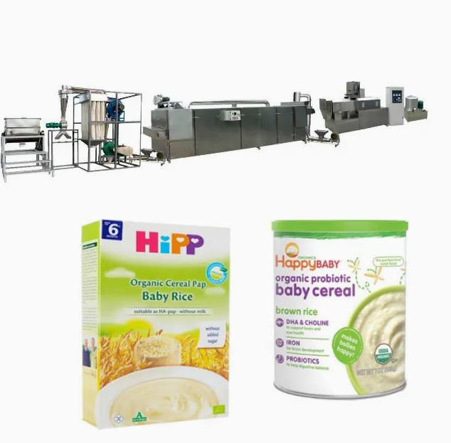 Bebek maması anlık toz pirinç unu yapma makinesi / Üretim Hattı