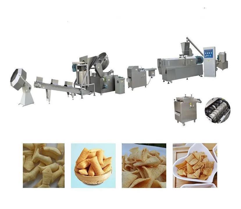 Paslanmaz Çelik Yapma Makinesi Tek Vidalı 3D Pelet Fritöz Aperatifler