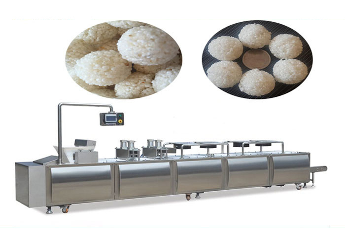 Tahıl Bar Şekillendirme Makinesi, Şişirilmiş Pirinç Çubuğu Yapma Makinesi Saatte 300 ~ 500kg
