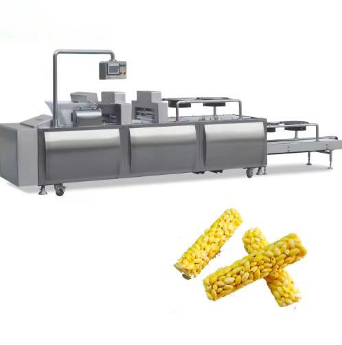 Yeni tasarım otomatik tahıl şeker makinesi yapma makinesi / kabartılmış pilav Tahıl Bar Maker